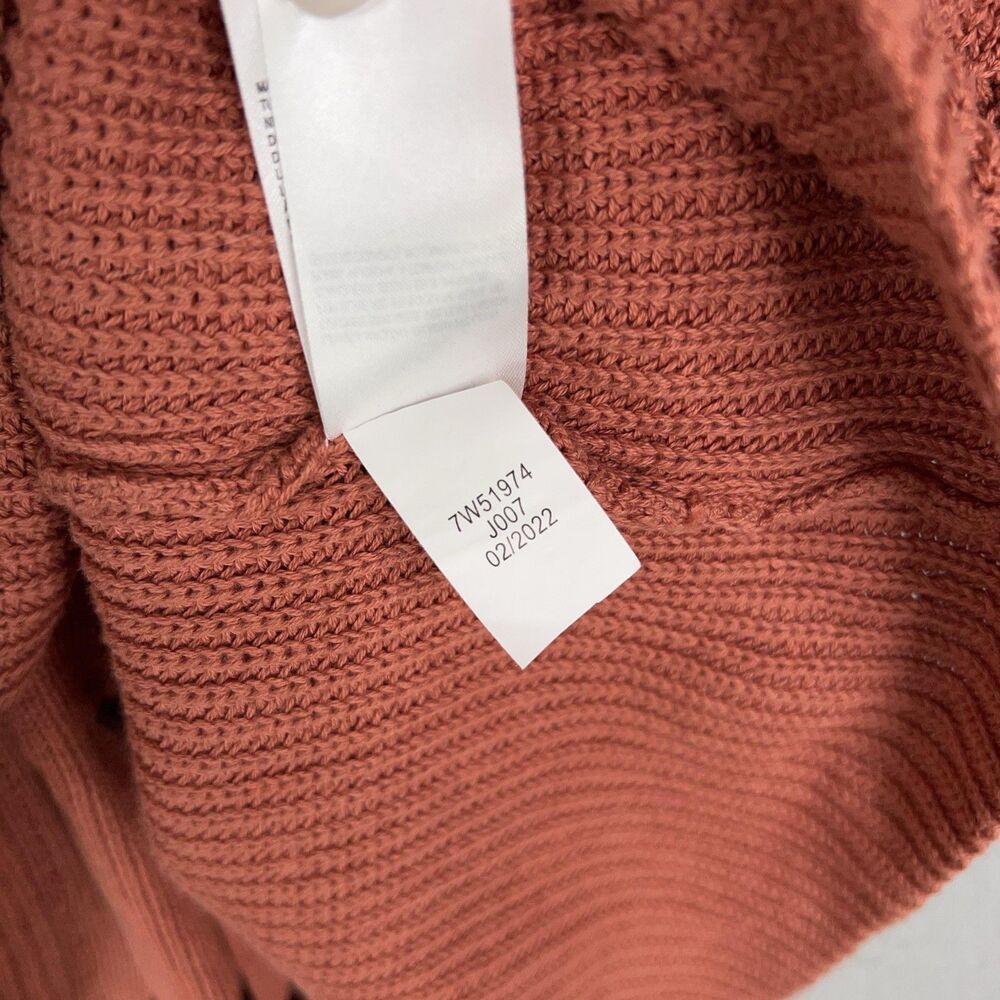 Lucky Brand Sweater Womens Large Pullover Lace Up Back Ribbed Cozy Fall Boho Y2K - Picture 11 of 12
